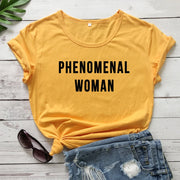 PHENOMENAL WOMAN Cotton T-Shirt