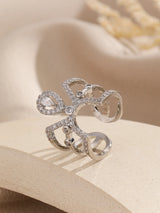 Zircon Nail Jewellery Wearable Art Finger Tip Rings