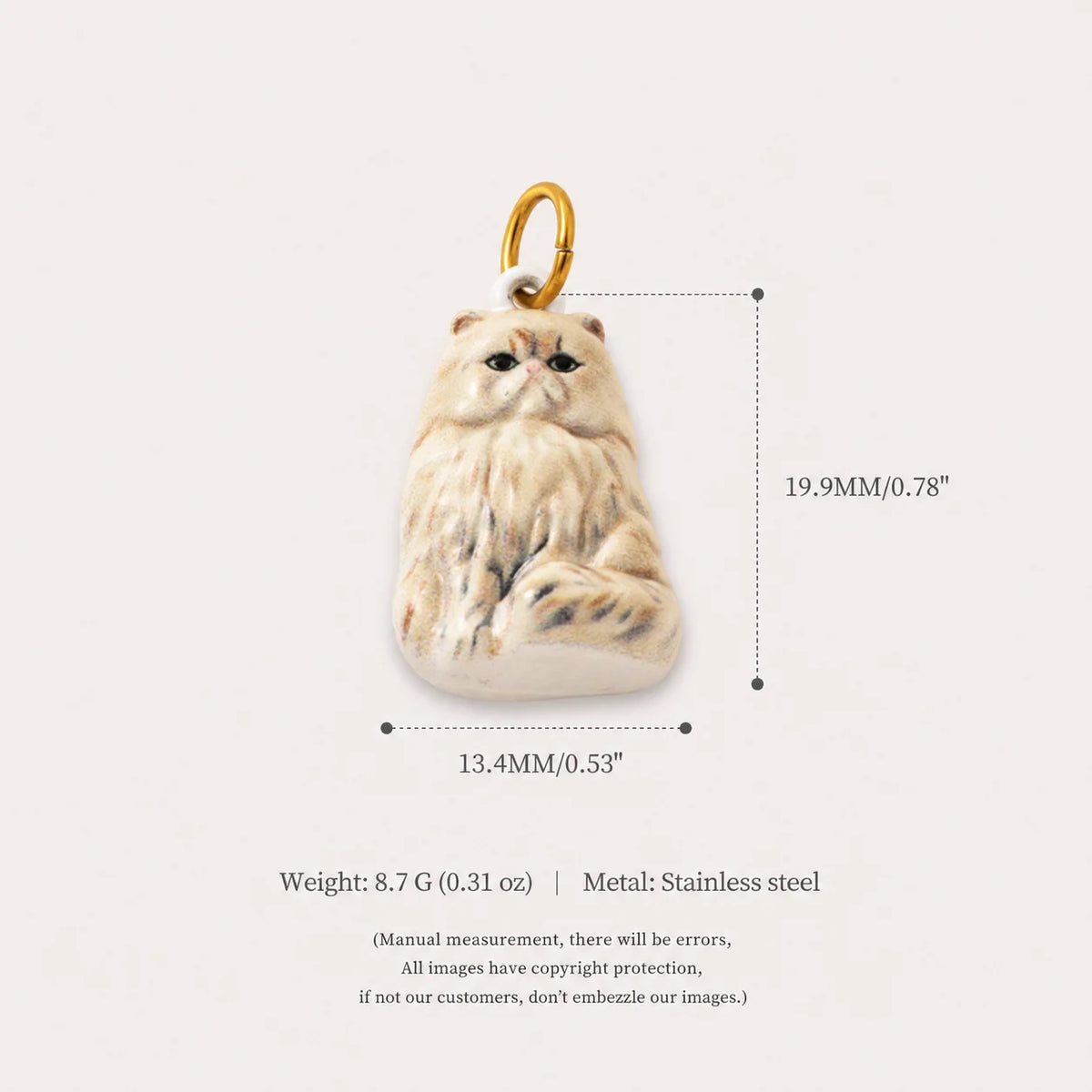 Our Beloved Pets Animal Charm Pendants Stainless Steel PVD 18K Gold Plated For DIY Necklace Bracelet Jewellery Making