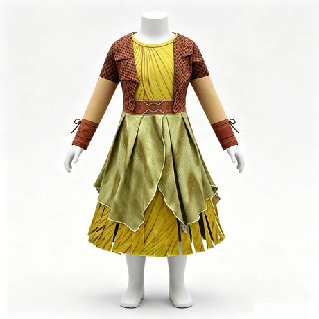 Adventure Princess Raya Warrior Girls Outfits Halloween Cosplay Last Dragon Book Week Children's Costume