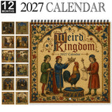 2027 Weird Kingdom Medieval Wall Calendar 12 Months Wall Hanging Calendar