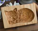 Easter Christmas Wooden Cookie Mould Gingerbread Embossing Stamp Baking Tools