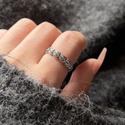 925 Sterling Silver Rings Adjustable for Stacking