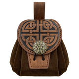 Medieval Pu Leather Belt Waist Coin Purse Drawstring Bag