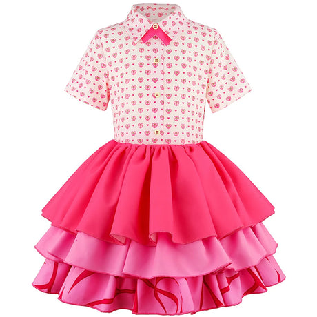 Descendants Cosplay Red Pink Chloe Kids Clothes Halloween Book Week Costumes