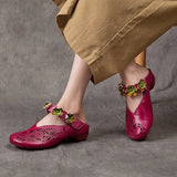 Trollkvinna Maret's Genuine Leather Moccasins Sandals