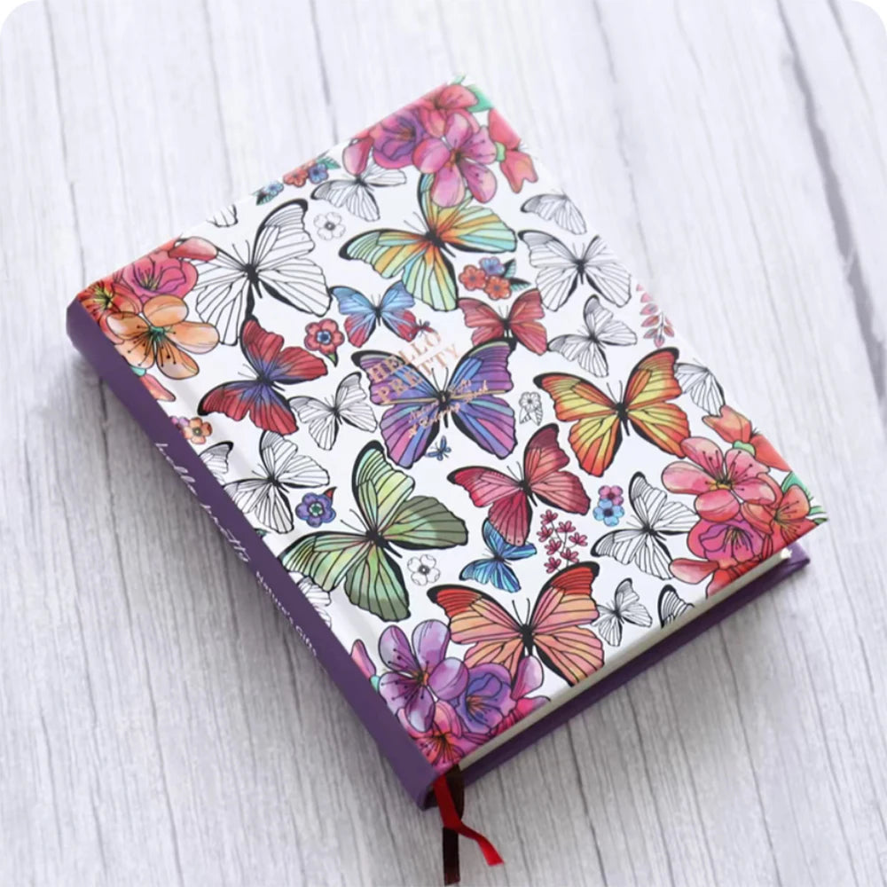 Colouring Notebooks Hardcover Art Journal 148 Sheets Illustrated Diary