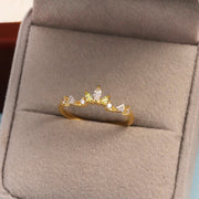 Sweet and Dainty Colourful Zircon Rings Gift Idea