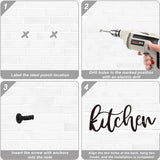 Kitchen Metal Signs Wall Art Decor