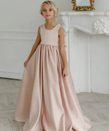 Girls' Evening Dress Children's Birthday Special Occassion Formal Dress Long Gown