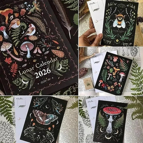 2026 Dark Forest Lunar Wall Calendar