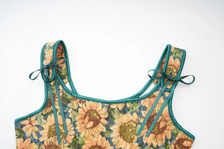 Maiden Fiora's Vintage Floral Overbust Corsets