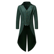 Purple Red Green Black Gothic Tailcoat Jacket Victorian Cosplay Costume Coat