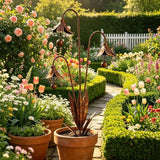Rusty Iron Bluebell Garden Decorative Stake