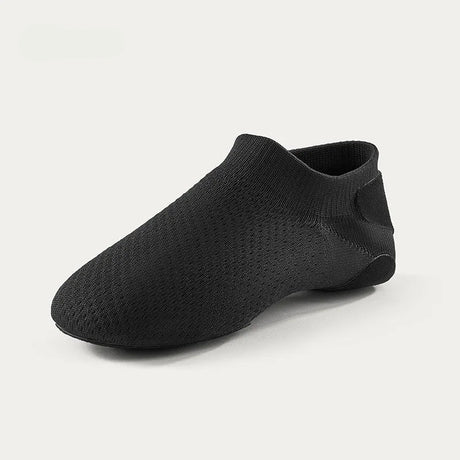 Dance Practice Shoes Latin Ballroom Jazz Tango Ballet Training Teaching Knitted Flat Shoes