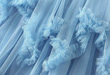 Handkerchief Layers Tulle Midi Skirt Ten Colours