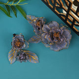 Silk Peony Hair Clip 1/2pcs Flower Hairpins Handmade Bridal Hair Accessories