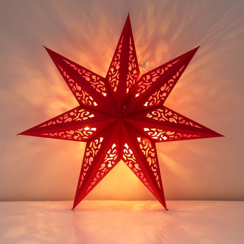 Paper Star Party Lantern Christmas Decorations