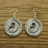 The Owl and The Moon Earrings