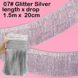 1.5m Gorgeous Fringe Tassel Banner Party Foil Garlands Wall Ceiling Decoration