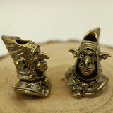 Goblin Brass Knife Paracord Bead Dreadlock Beard Bead