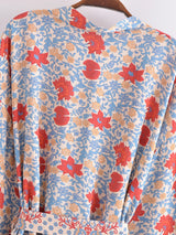 Boho Cover Ups Short Kimono