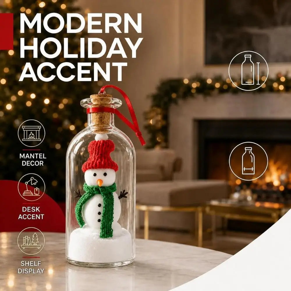 Recordable Christmas Tree Message Bottle Christmas Tree Ornaments Nostalgic Voice Capture