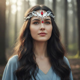 Elven Crown Forest Fae Diadems Forehead Jewellery