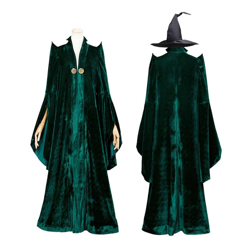 Professor Minerva McGonagall Hogwarts School of Witchcraft and Wizardry Halloween Costume