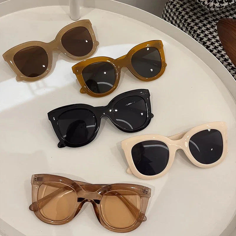Butterscotch Oversized Sunglasses UV400