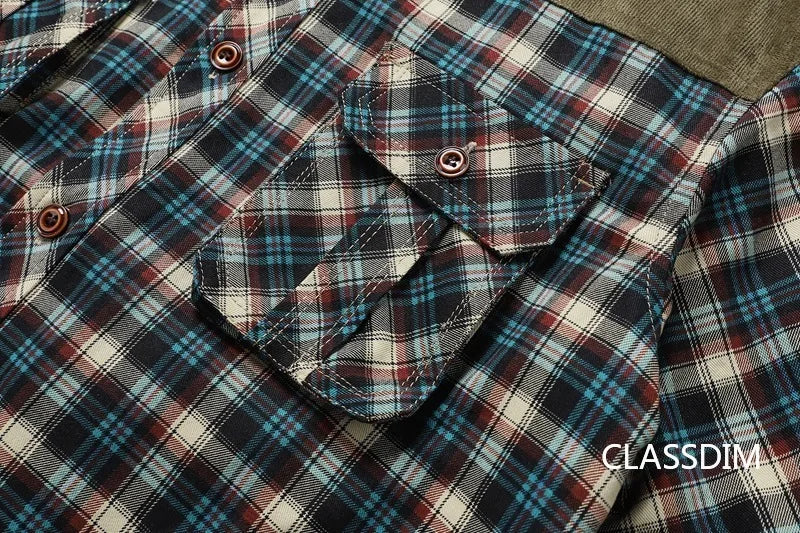 Woodsman Plaid Fleece Shirts Lightweight Jackets