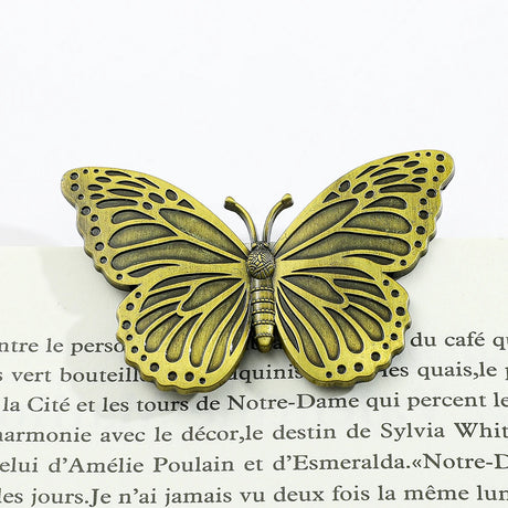 Butterfly Dragonfly Book Clip Bronze Metal Bookmarks