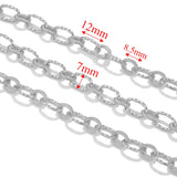 1meter PVD Gold Plated Stainless Steel Thick Large Heavy Chains Necklace Bracelet DIY Jewellery Making Finding
