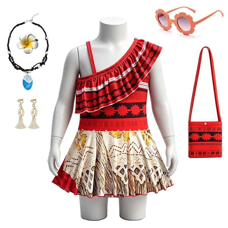 Princess Moana Little Girls Swimsuits