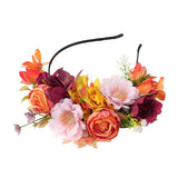 Spring Bohemia Flower Hair Fascinator Festival Headband