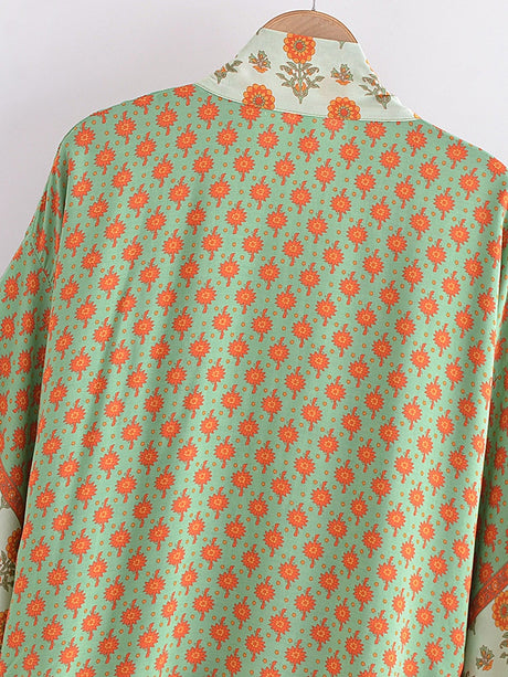 Marigold Boho Kimono Wrap Top