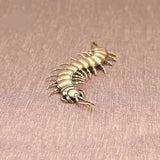 Copper Movable Centipede Figurine Tea Pets