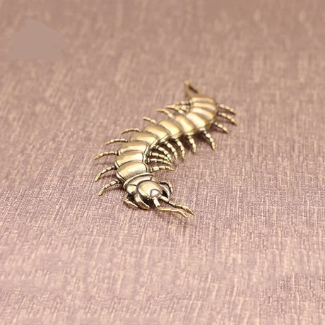 Copper Movable Centipede Figurine Tea Pets