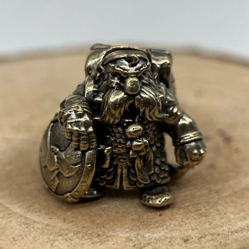 Dwarf Brass Paracord Beads Lanyard Dreadlock Beard Bead