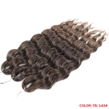 Ombre Rainbow 24 Inch Synthetic Hair Wave Braiding Hair Extensions