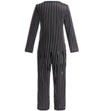 Children's Halloween Cosplay Nightmare Before Christmas Costumes Kids Girls Sally Dress Boys Skeleton Jack Clothing Set