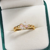 Sweet and Dainty Colourful Zircon Rings Gift Idea