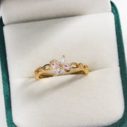 Sweet and Dainty Colourful Zircon Rings Gift Idea
