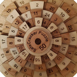 Safecracker Puzzle Numbers Wooden Puzzles Game for Adults Kids