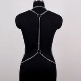 Multi-Layer Metal Body Chain Chest Harness
