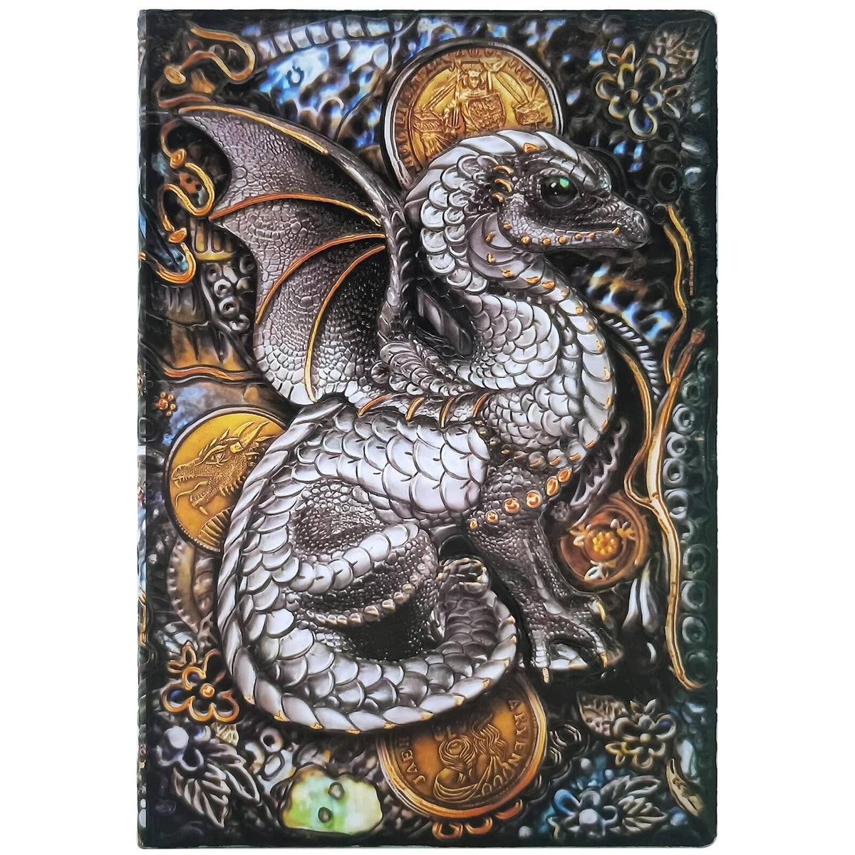 Flying Dragon Embossed Notebook