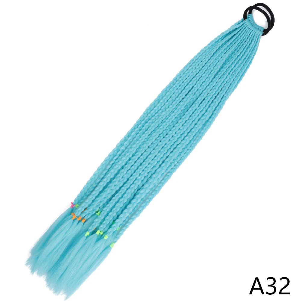 Long Braided Ponytail Hair Extensions 60CM