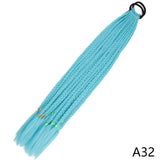 Long Braided Ponytail Hair Extensions 60CM