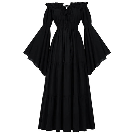 Medieval Folk Cosplay Off Shoulder Dress