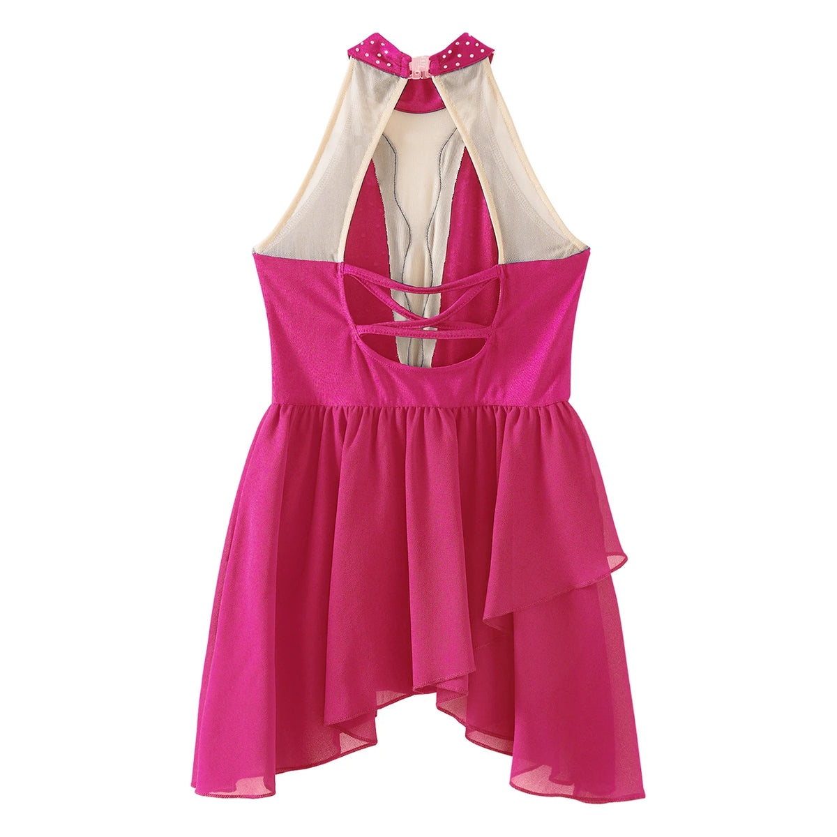 Girls Ballet Leotard Figure Ice Skating Dancewear Stage Costume